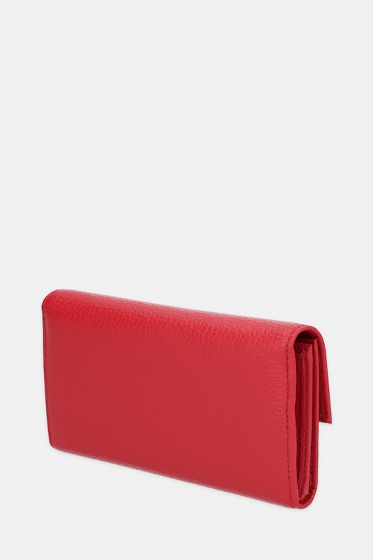 Coccinelle portfel skórzany E2.MD5.11.46.01 czerwony AA00