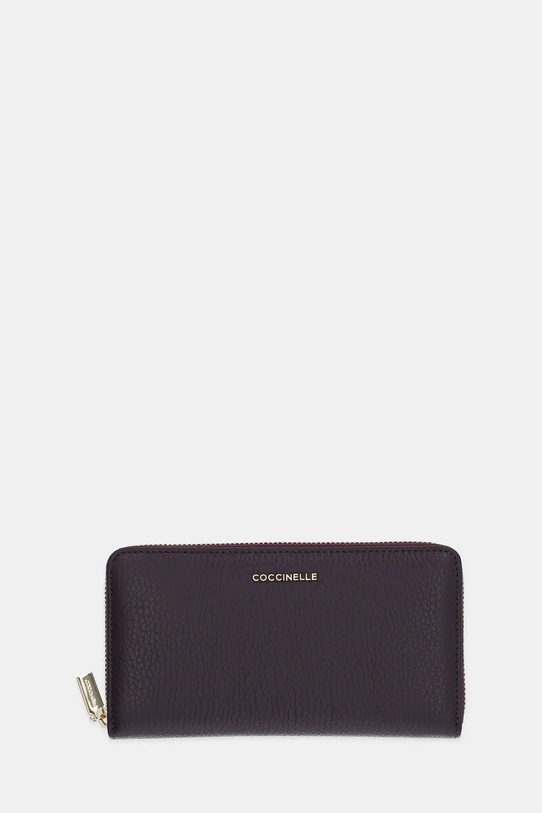 Coccinelle portofel de piele piele violet E2.MW5.11.32.01