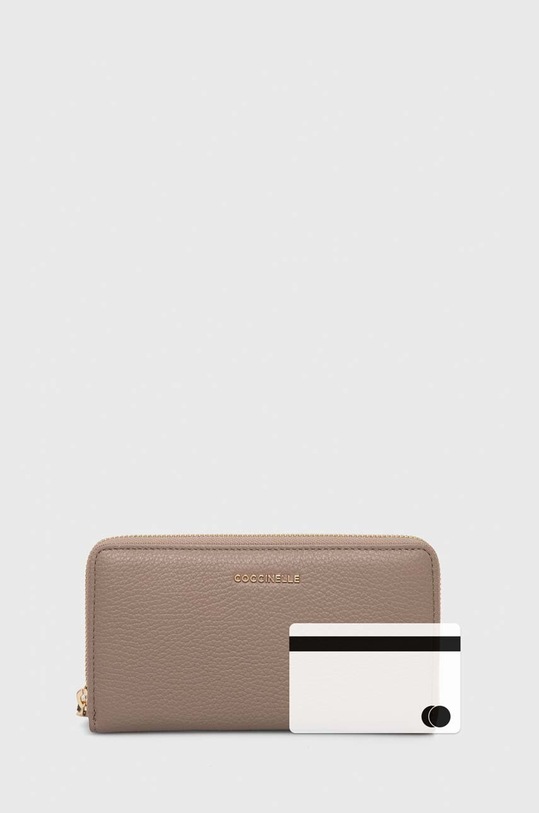 Kožni novčanik Coccinelle E2.MW5.11.32.01 bež