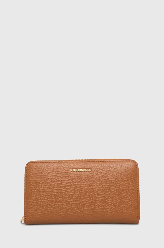 Coccinelle portfel skórzany skóra licowa brązowy E2.MW5.11.32.01