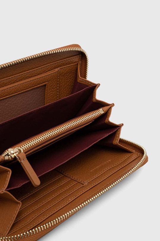 Akcesoria Coccinelle portfel skórzany E2.MW5.11.32.01 brązowy