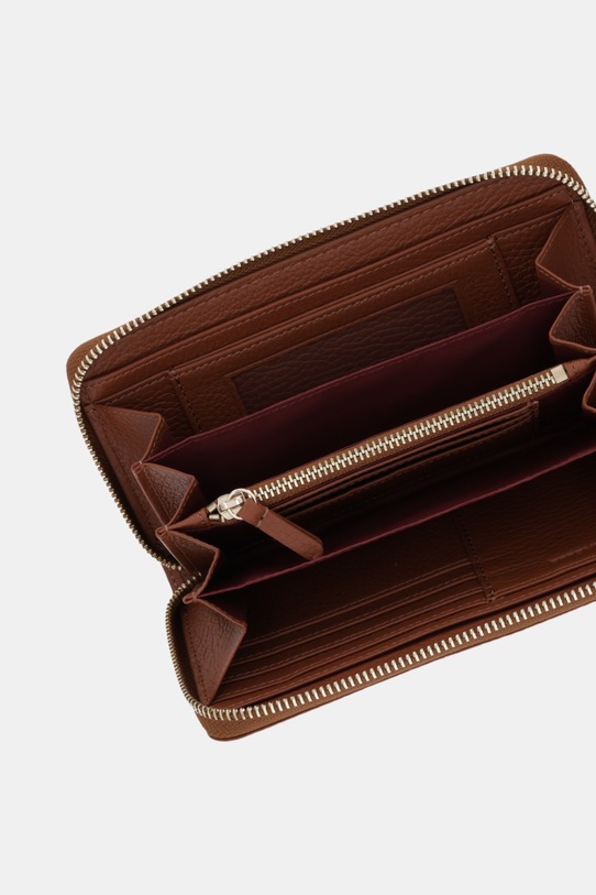 Akcesoria Coccinelle portfel skórzany E2.MW5.11.32.01 brązowy