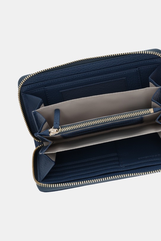 Akcesoria Coccinelle portfel skórzany E2.MW5.11.32.01 niebieski