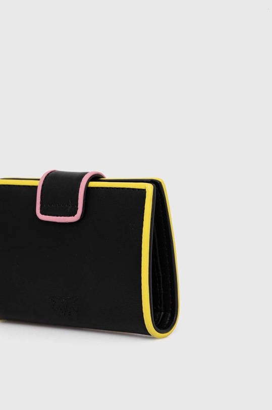 Pinko portfel skórzany 102840.A1K1 czarny SS24