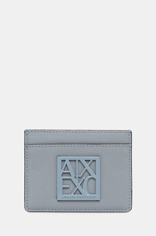 Armani Exchange card holder imitatie de piele albastru 948573.0A874