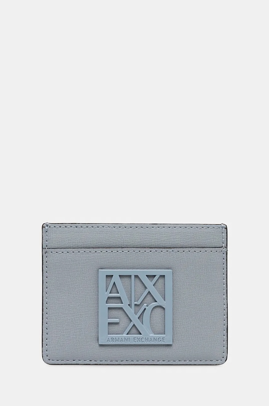 Armani Exchange card holder imitatie de piele albastru 948573.0A874
