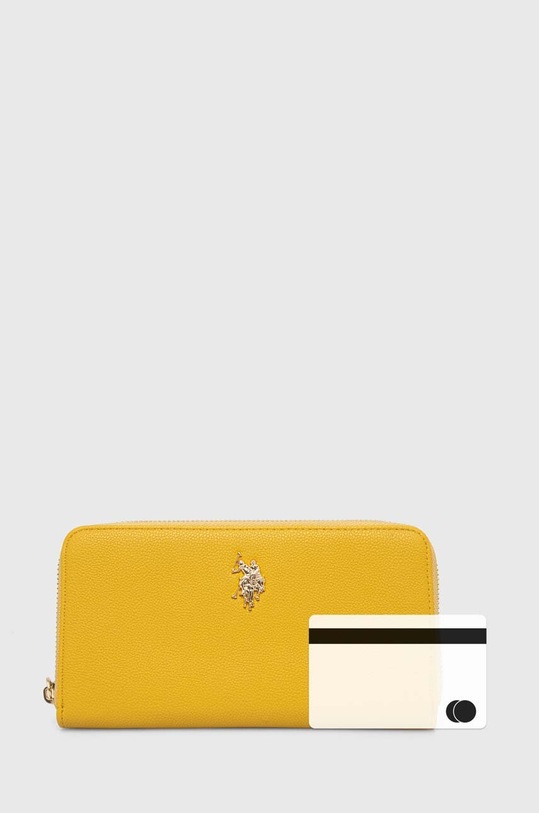 Πορτοφόλι U.S. Polo Assn. WIUJE6317WVP.713 κίτρινο