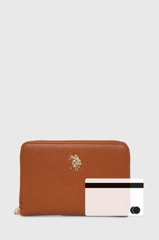 U.S. Polo Assn. pénztárca WIUJE6319WVP.521 barna