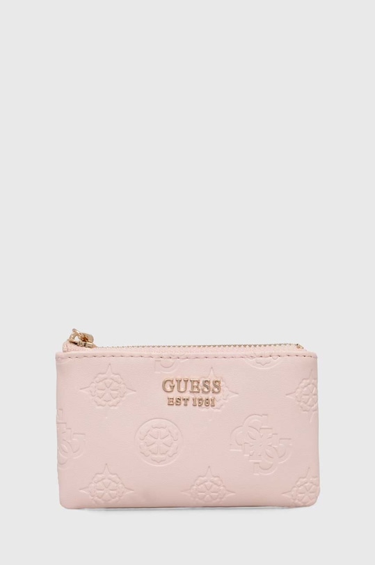 Guess portfel JENA imitacja skóry licowej różowy SWPG92.20340