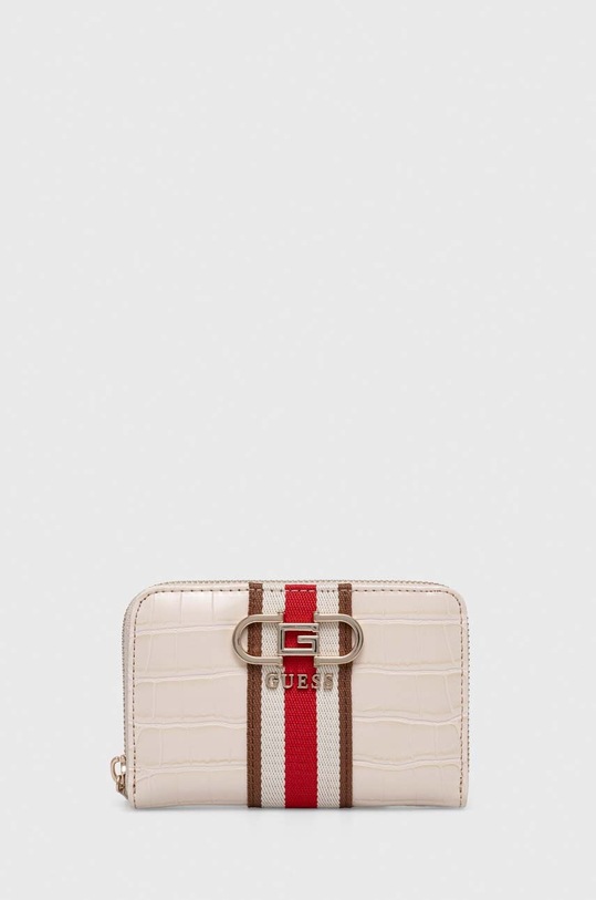 Guess portfel NELKA drobny wzór beżowy SWCG93.07400