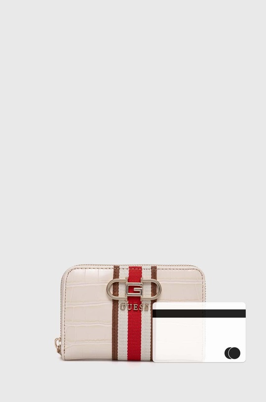 Guess portfel NELKA SWCG93.07400 beżowy