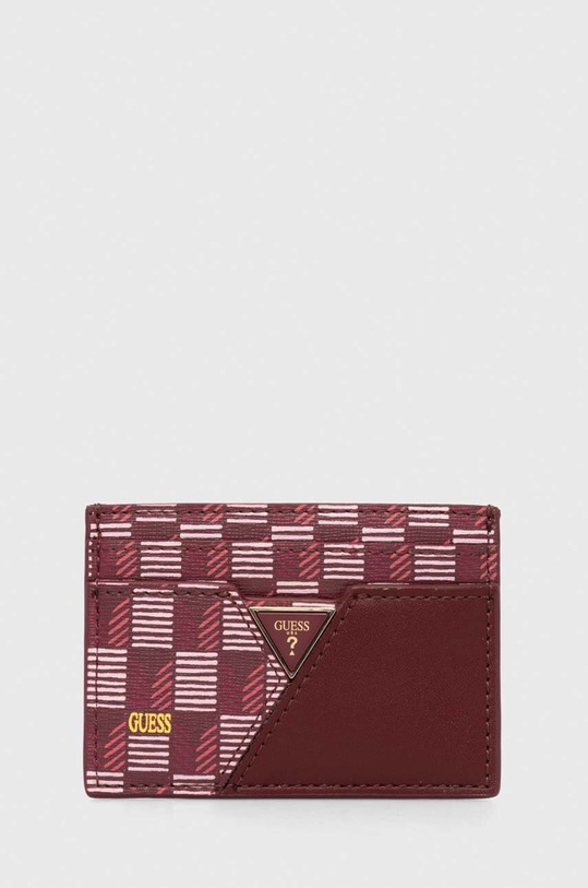 Pouzdro na karty Guess obal na karty burgundské RW1613.P4201