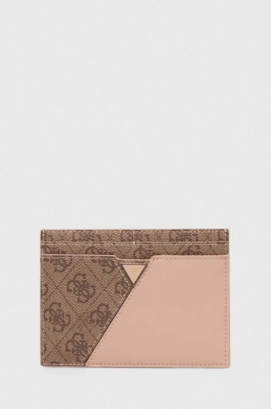Pouzdro na karty Guess vzorovaný béžová RW1623.P4201