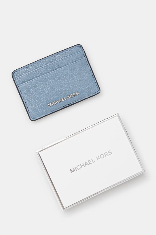 Accesorii MICHAEL Michael Kors carcasa din piele 32F8SF6D1L albastru