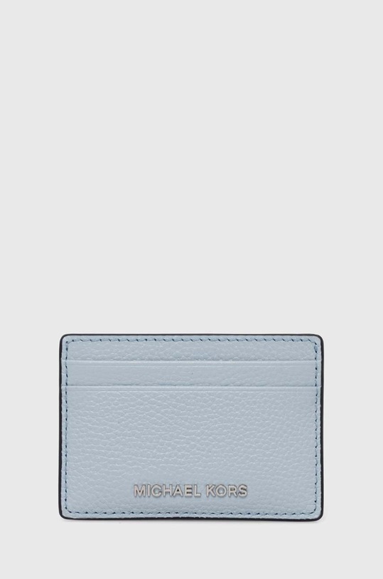 MICHAEL Michael Kors etui na karty skórzane skóra licowa niebieski 32F8SF6D1L