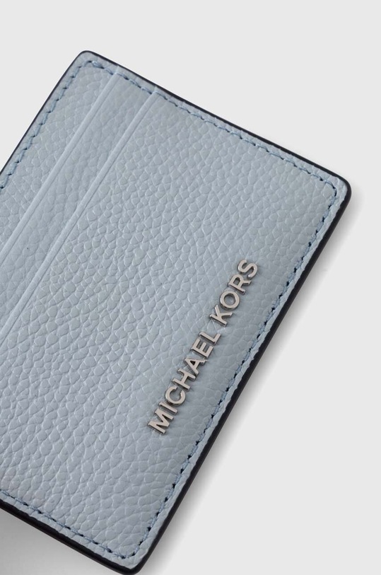 Akcesoria MICHAEL Michael Kors etui na karty skórzane 32F8SF6D1L niebieski