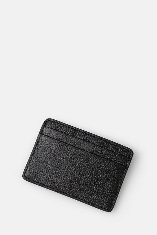 MICHAEL Michael Kors etui na karty skórzane 32F8SF6D1L czarny SS24