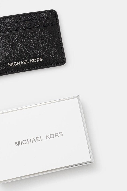 Akcesoria MICHAEL Michael Kors etui na karty skórzane 32F8SF6D1L czarny
