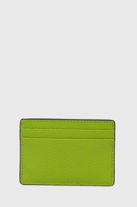 Kožené pouzdro na karty MICHAEL Michael Kors 34H9SJ6D1L zelená SS24