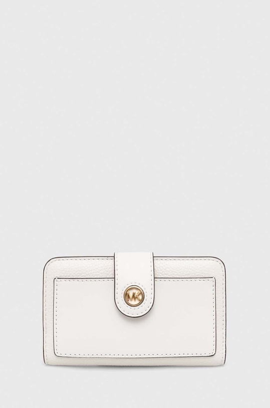MICHAEL Michael Kors portfel skórzany skóra licowa biały 34S4G0KF6L