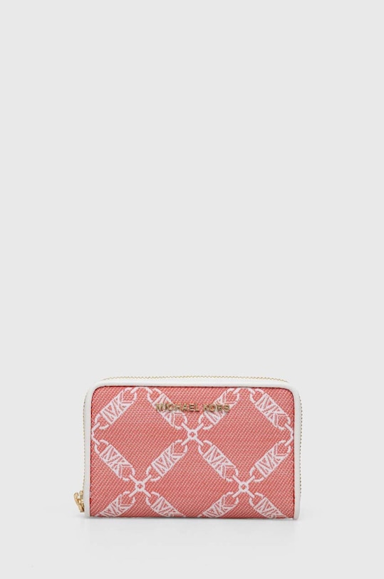 MICHAEL Michael Kors portfel tekstylny różowy 34S4GJ6D0J