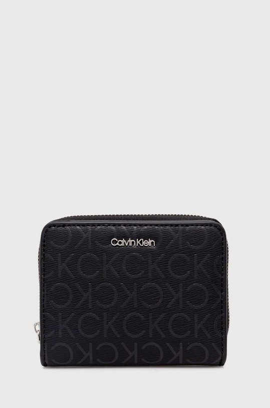 Calvin Klein portfel imitacja skóry licowej czarny K60K611932