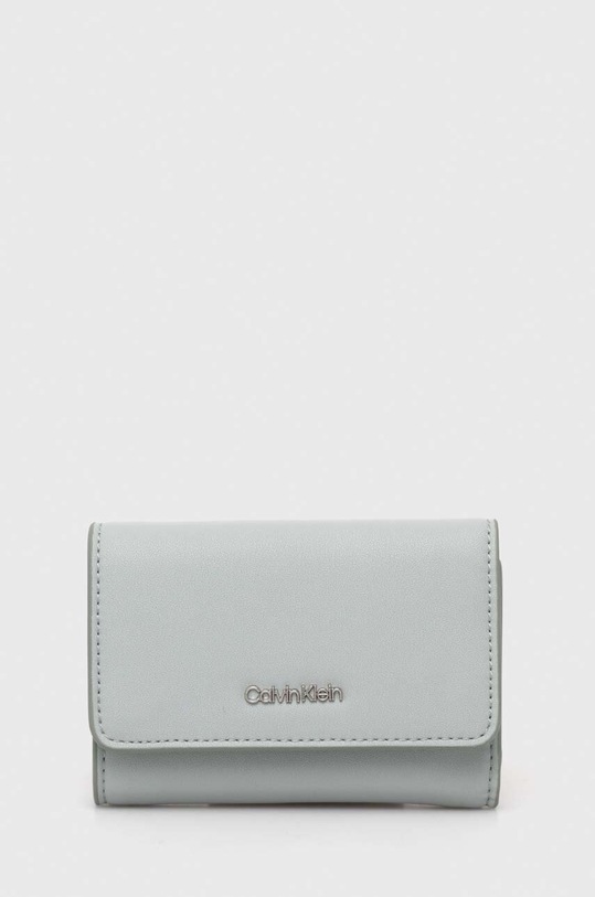Calvin Klein portfel imitacja skóry licowej szary K60K611934