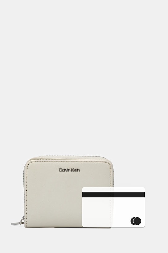 Гаманець Calvin Klein K60K611937 бежевий