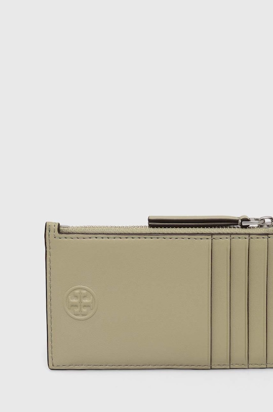 Akcesoria Tory Burch portfel skórzany Fleming Soft 152602.300 zielony
