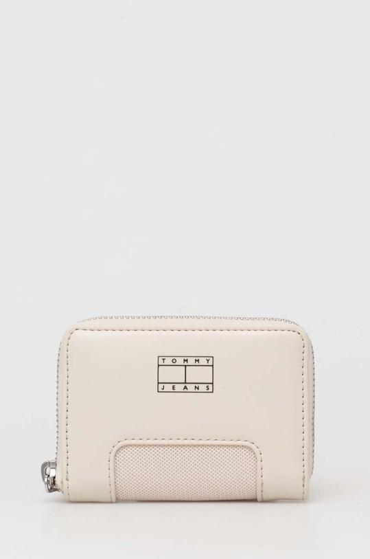 Πορτοφόλι Tommy Jeans υφασμάτινο μπεζ AW0AW16218