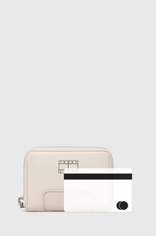 Πορτοφόλι Tommy Jeans μπεζ AW0AW16218