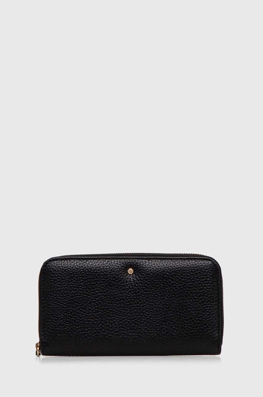 Geox portofel de piele D35K3H-00046 D.WALLET piele negru D35K3H.00046.C9999