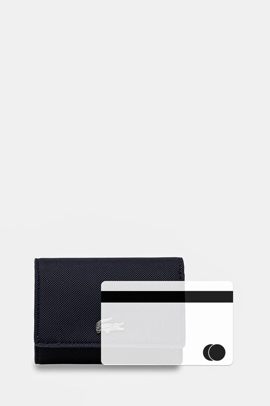 Lacoste portofel NF4190AA bleumarin