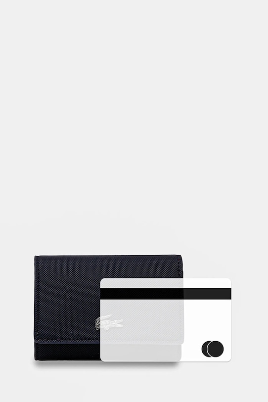 Lacoste portofel NF4190AA bleumarin