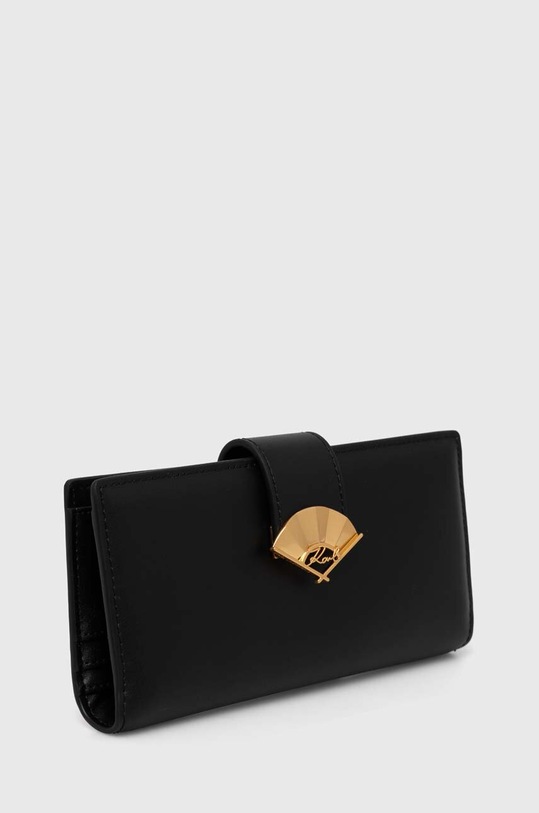 Karl Lagerfeld portofel de piele 241W3221 negru SS24