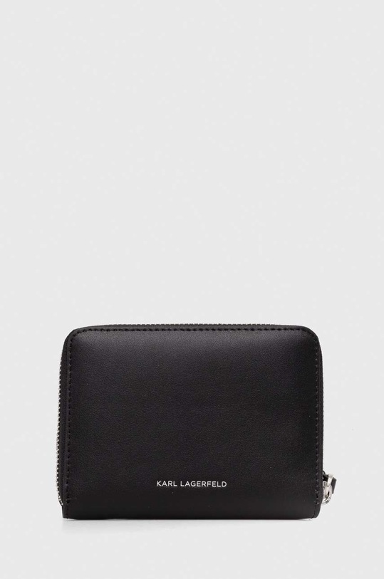 Πορτοφόλι Karl Lagerfeld λείο δέρμα μαύρο 241W3229