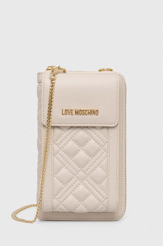 Love Moschino portfel syntetyczny beżowy JC5682PP0I
