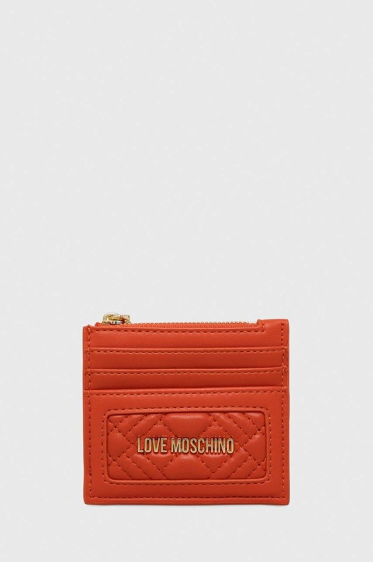 Love Moschino portfel drobny wzór pomarańczowy JC5685PP0I