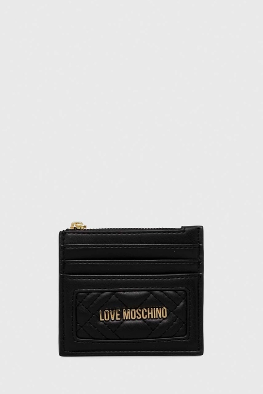 Love Moschino portfel drobny wzór czarny JC5685PP0I