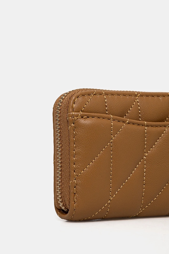 Kožená peňaženka Coach CM505 béžová AW25