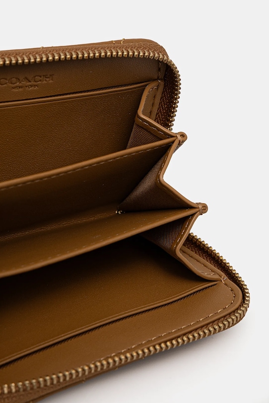 Doplnky Kožená peňaženka Coach CM505 béžová