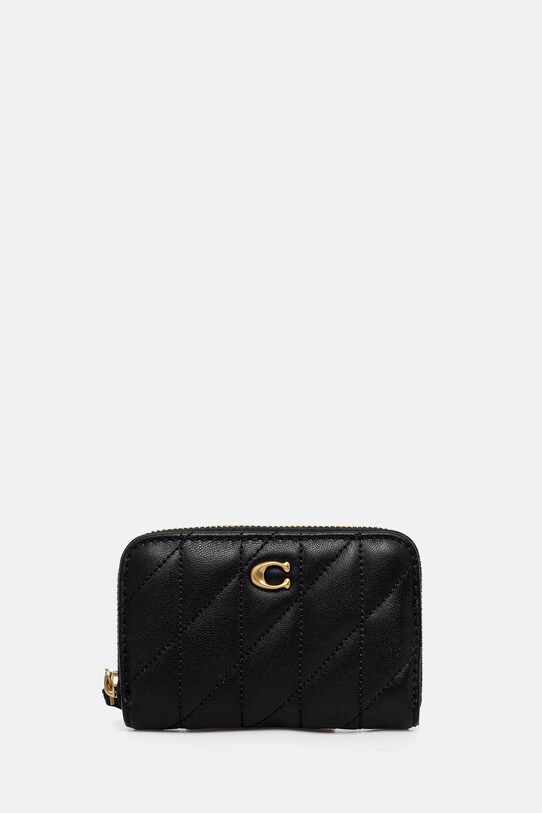 Coach portfel skórzany czarny CM505