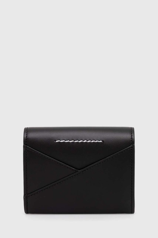 Accessories MM6 Maison Margiela leather wallet Japanese 6 Flap SA5UI0010. black