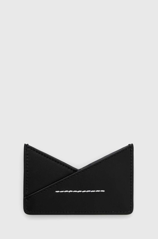MM6 Maison Margiela carcasa din piele Japanese 6 slg SA6UI0014 negru SS24
