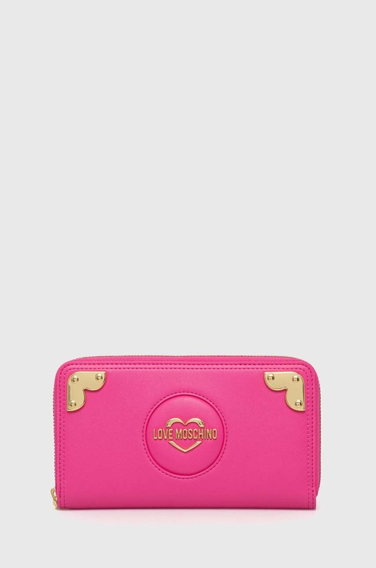 Love Moschino portfel imitacja skóry licowej różowy JC5615PP1ILR0615