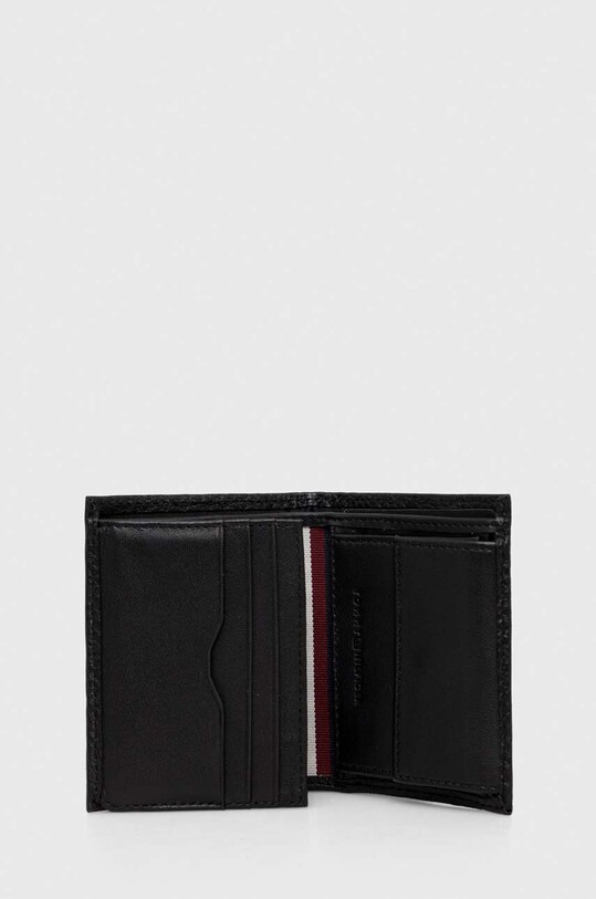Akcesoria Tommy Hilfiger portfel skórzany AM0AM11851 czarny