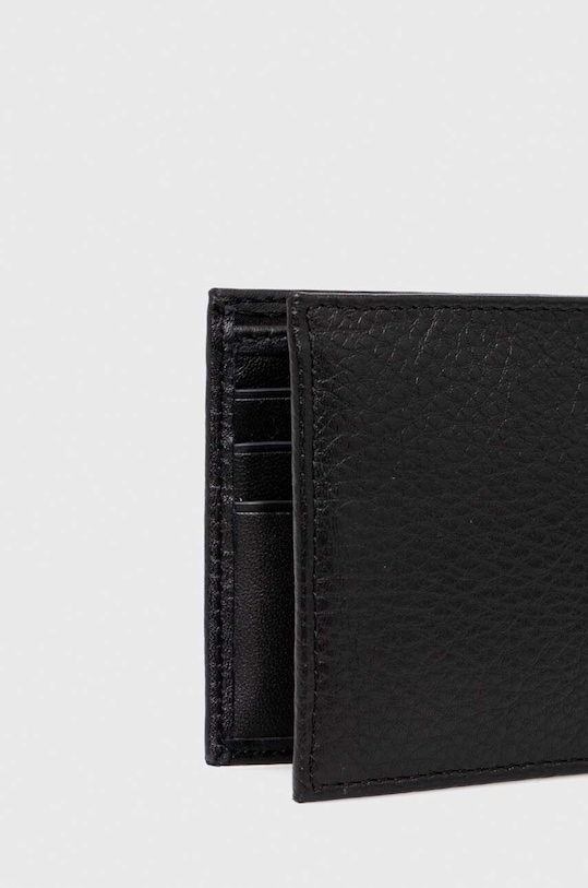 Δερμάτινο πορτοφόλι Tommy Hilfiger AM0AM11854 μαύρο SS24