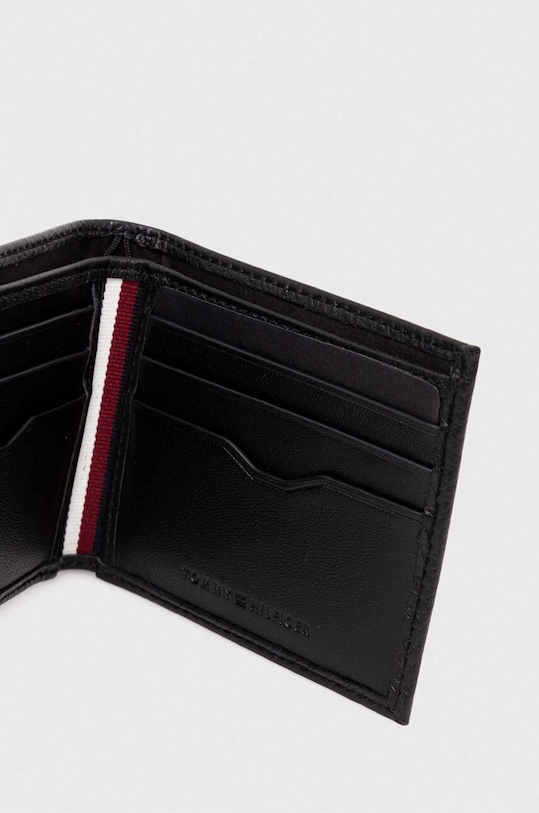 Αξεσουάρ Δερμάτινο πορτοφόλι Tommy Hilfiger AM0AM11854 μαύρο