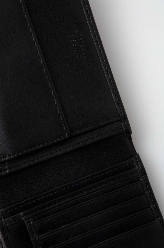 Guess portofel de piele negru SMNEBR.LEA20