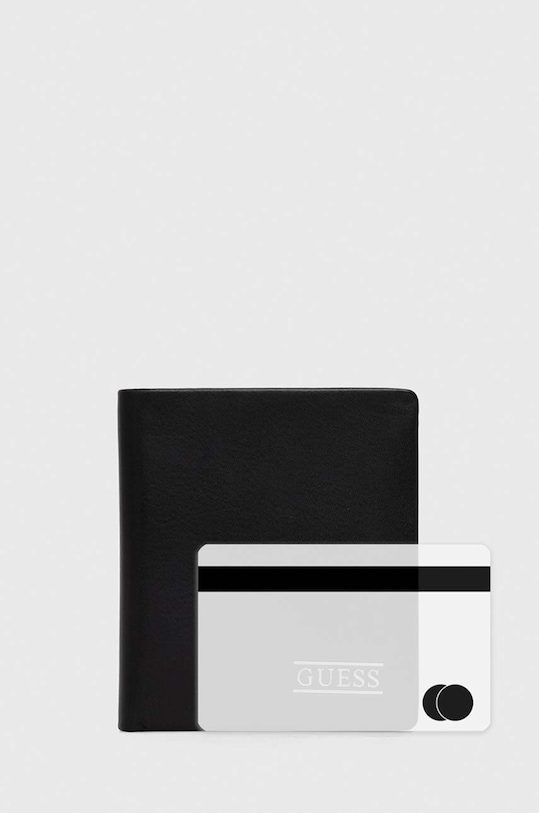 Guess portofel de piele SMNEBR.LEA22